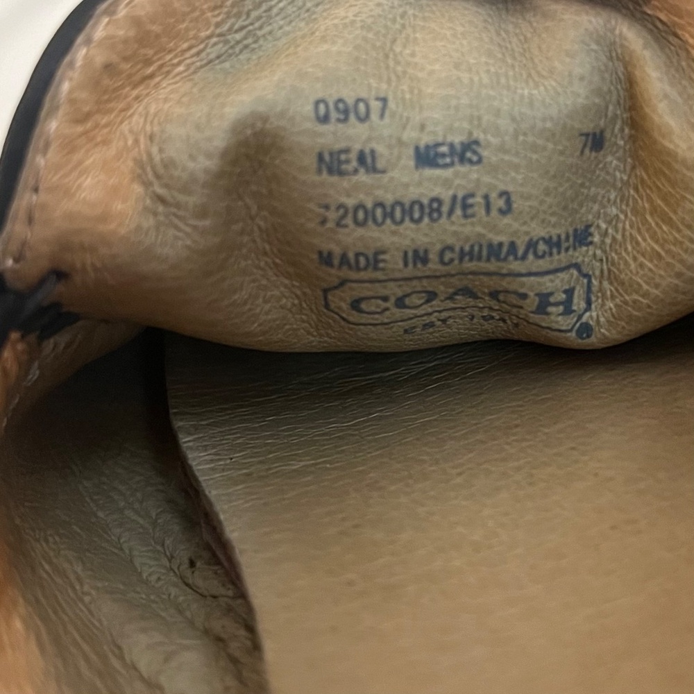 Coach Driving Shoes, Signature Jacquard - Picture 7 of 7